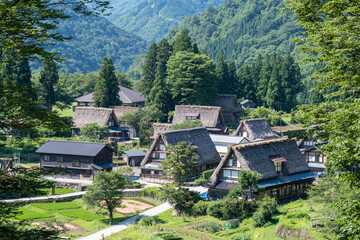 Fototapeta premium 五箇山・相倉合掌造り集落