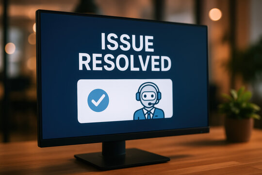 Notification issue resolved offers fast service help providing customer support for problem solution