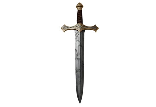 Dagger isolated for weapon display, collection, history, and decorative design.