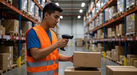 warehouse worker in warehouse