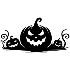  pumpkin vector illustration of a halloween day 