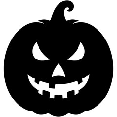 halloween  pumpkin vector black and white background