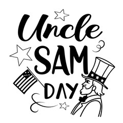 UNCLE SAM DAY vector illustration