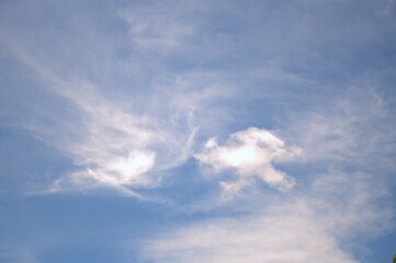 blue sky with clouds