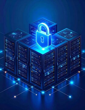 Cybersecurity Infrastructure Secure Servers and Data Protection