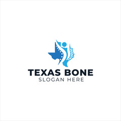 Texas Health Bone Logo Design