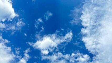 blue sky with clouds
