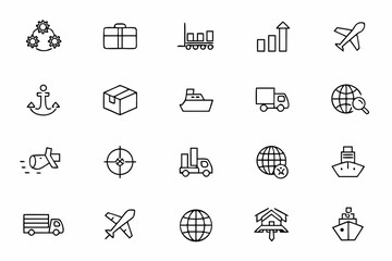 business icons set