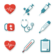 Medical Icons Set for Healthcare and Wellness