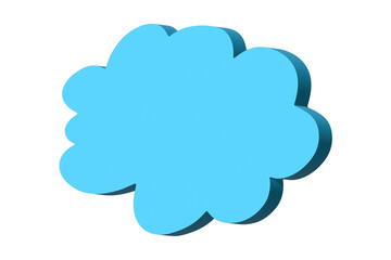 3d speech bubble Blank empty message box Textbox frame for banners, price tags, stickers, design