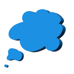 3d speech bubble Blank empty message box Textbox frame for banners, price tags, stickers, design