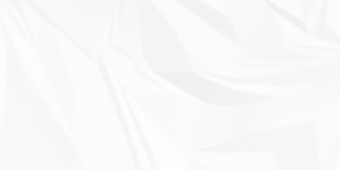 Crumpled paper Blank white crumpled and creased paper poster.	