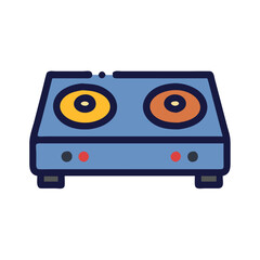  Innovative Electric Hot Plate Vector Icon