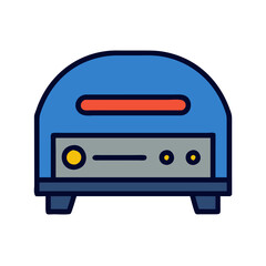  Compact Electric Pizza Oven Icon for Home Use