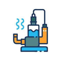  Electric Sump Pump Icon for Drainage