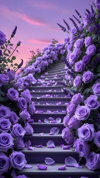 The Purple Pathway &ndash; Gulabon ki khushbu se mehka ek rah jo upar ek nayi duniya ki taraf le jaata hai.

