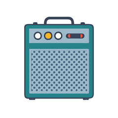  Compact Guitar Amp Icon for Travel
