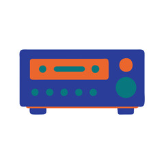 Fototapeta premium Icon of Home Theater Receiver for Enhanced Sound