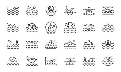 24 Science and Laboratory Line Icons DNA, Chemistry, Biology, Physics, Research, Experiment, and Medical Vector Icon Set for Scientists, Teachers, and STEM Projects