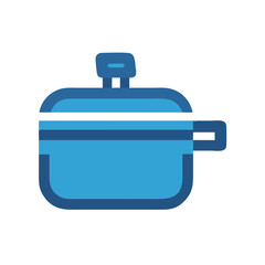 Fototapeta premium Icon of Pressure Cooker for Efficient Meals