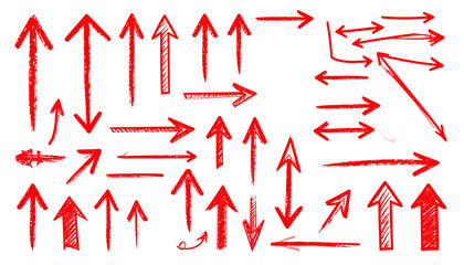 Red arrows indicating a line graph with a heartbeat shape symbolizing success, growth, and business finance