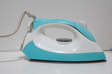 electric iron isolated on white