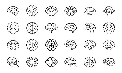 24 Science and Laboratory Line Icons DNA, Chemistry, Biology, Physics, Research, Experiment, and Medical Vector Icon Set for Scientists, Teachers, and STEM Projects
