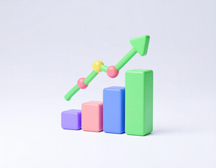 Digital marketing concept.Online advertising ,digital marketing and ad on internet to targeted customers.3d rendering isolated on white background. Cartoon plastic style icon Generative AI