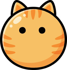 Fototapeta premium Planet Cat - A Perfectly Round Kitty