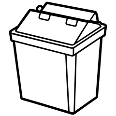 Tool Components Line Art Vector