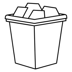 Tool Components Line Art Vector