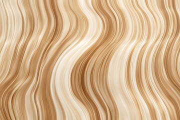 Abstract beige and brown wave pattern isolated on a transparent background