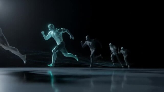 Dynamic Progression:  Human Evolution in Motion