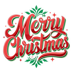 Merry Christmas SVG T shirt design with white background.