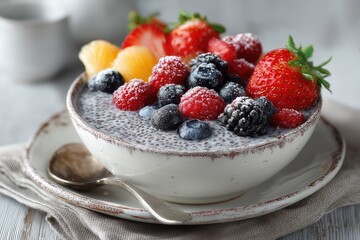 Healthy Chia Pudding Bowl  