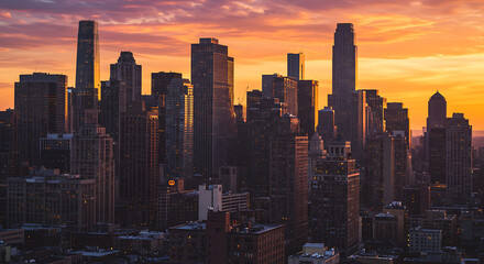 Fototapeta premium A City Skyline