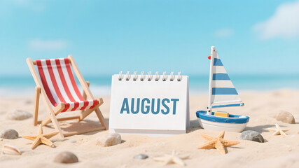 summer vacation on the beach