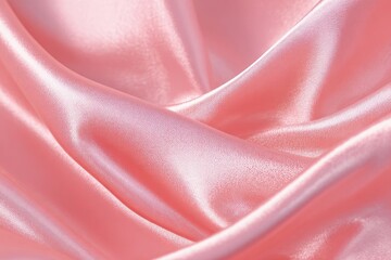 Soft, flowing, pale pink satin