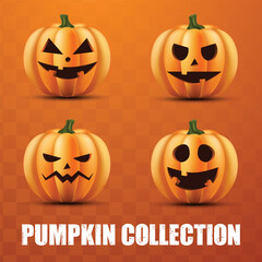 halloween pumpkin vector