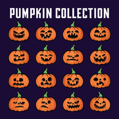 halloween background with pumpkins