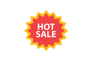 Hot sale badge with red center and yellow starburst border
