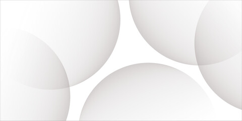 White abstract background with shapes