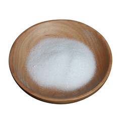 wooden spoon on white salt
