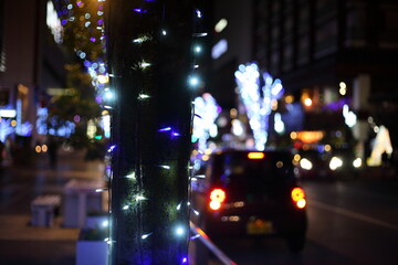 クリスマスのイルミネーション