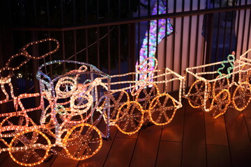 クリスマスのイルミネーション