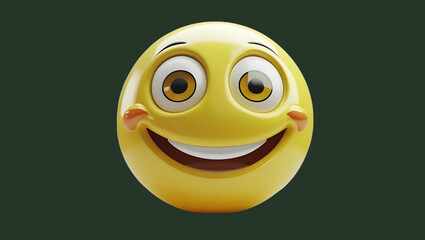 happy easter egg with smile