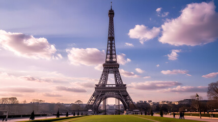 Naklejka premium Eiffel Tower Paris France Landmark Structure image