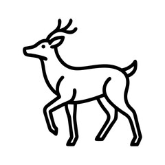 deer silhouette vector