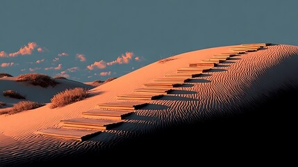 Birds perched on a rooftop with others flying in the sky