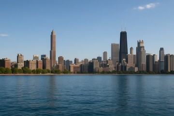 A Symphony of Skyscrapers and Nature's Embrace